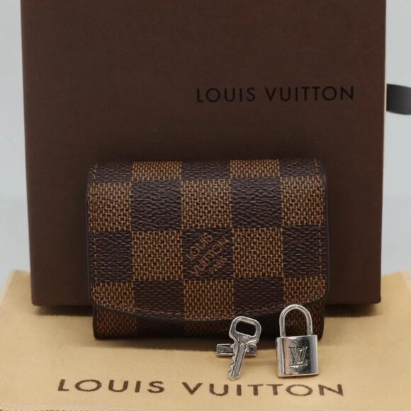 LOUIS VUITTON Damier Ebene Cuff Case LV Auth 109785 - Picture 12 of 16